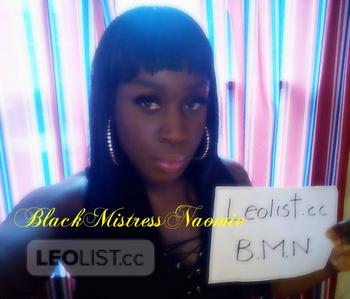 Black Mistress Naomie, 36 Black female escort, Montreal